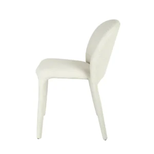 Beige Dining Chairs Set Modern Elegant Comfortable