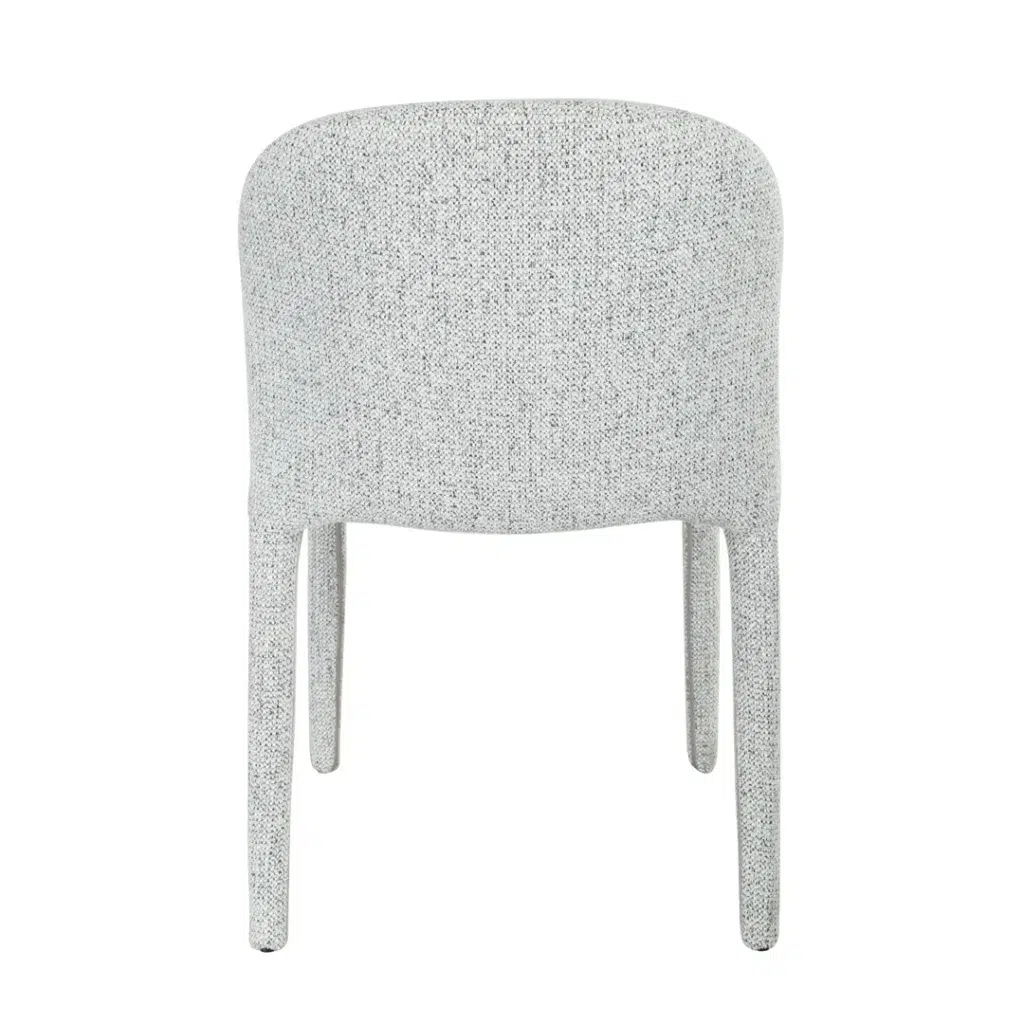 Light Grey Noelle Dining Chairs, Set of 2, Modern Minimalist Design