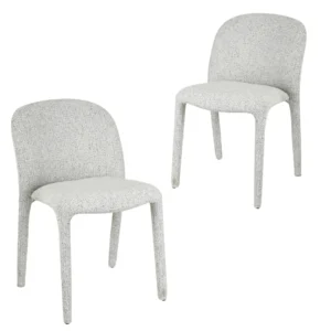 Elegant Grey Minimalist Dining Chair Set