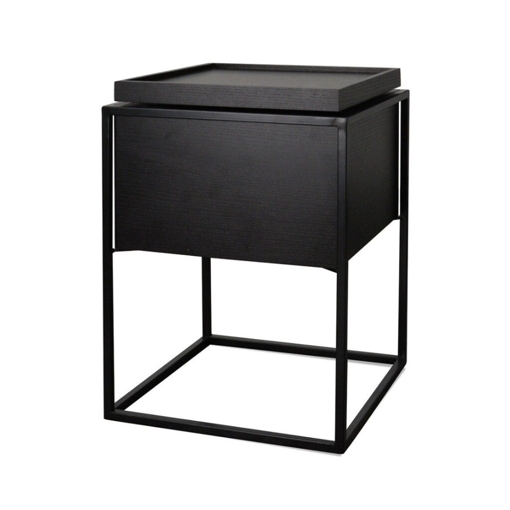 Atlas Side Table Black Modern Urban Design