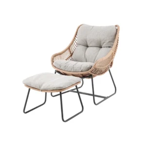 Hattie Outdoor Lounge Set Compact Durable Modern Small Spaces