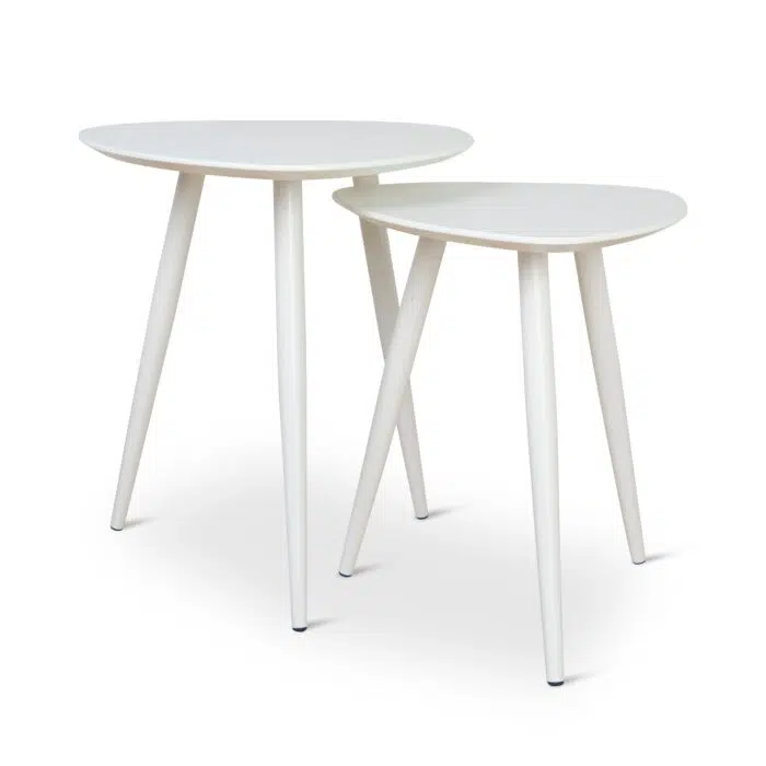 Cleo Side Table _ White (Set of 2)