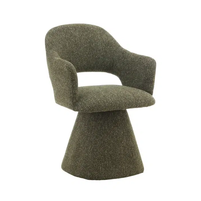Samantha Swivel Dining Chair – Pine Green
