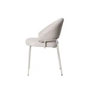 Remi Dining Chair Beige Upholstered