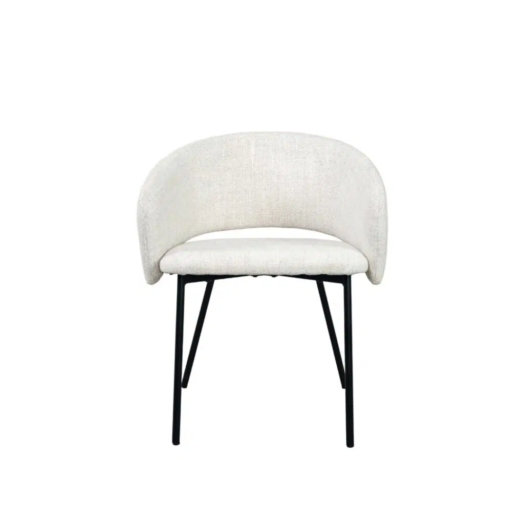 Sora Dining Chair, Modern Cream Elegance, Comfortable Seating