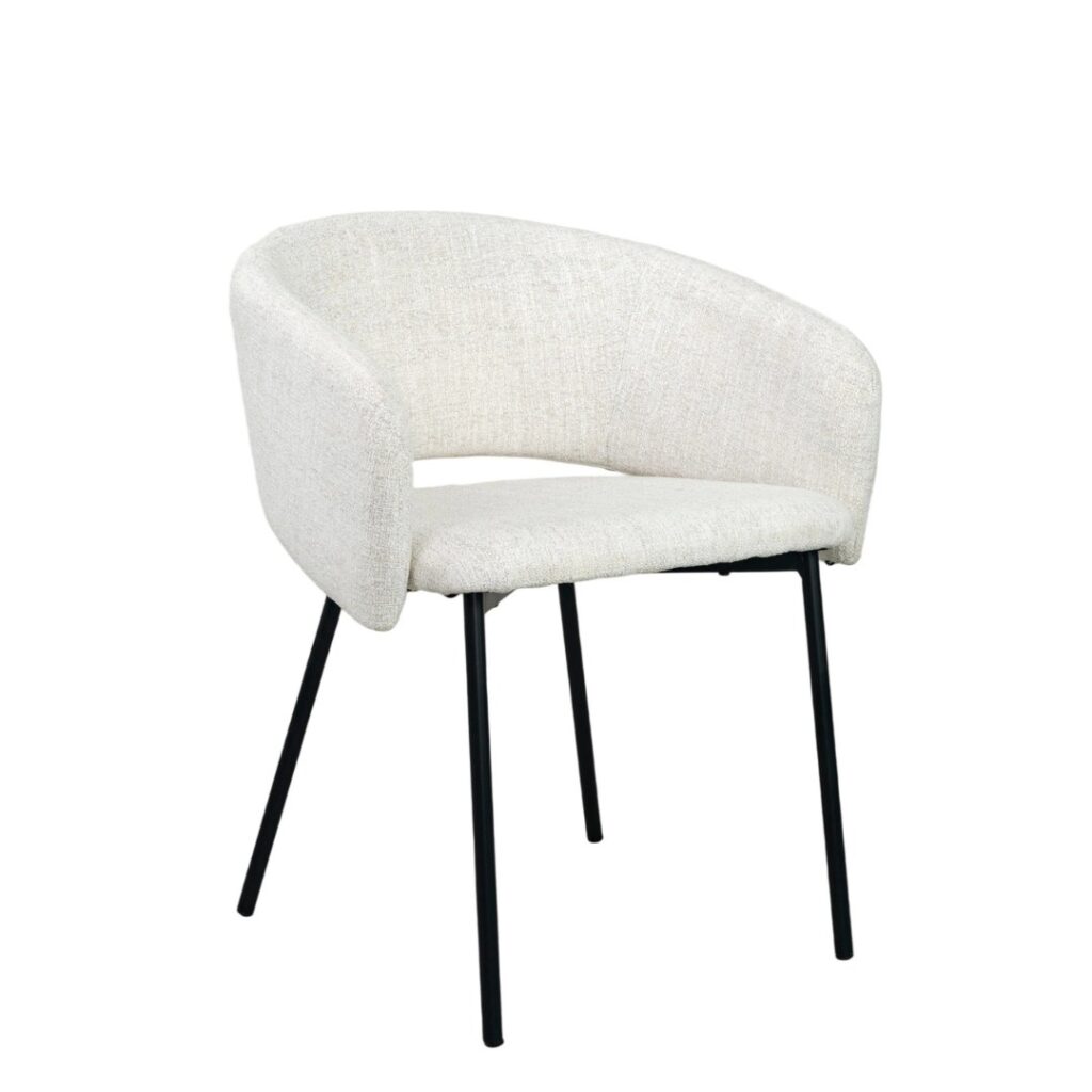 Sora Dining Chair Cream Modern Comfort Sturdy