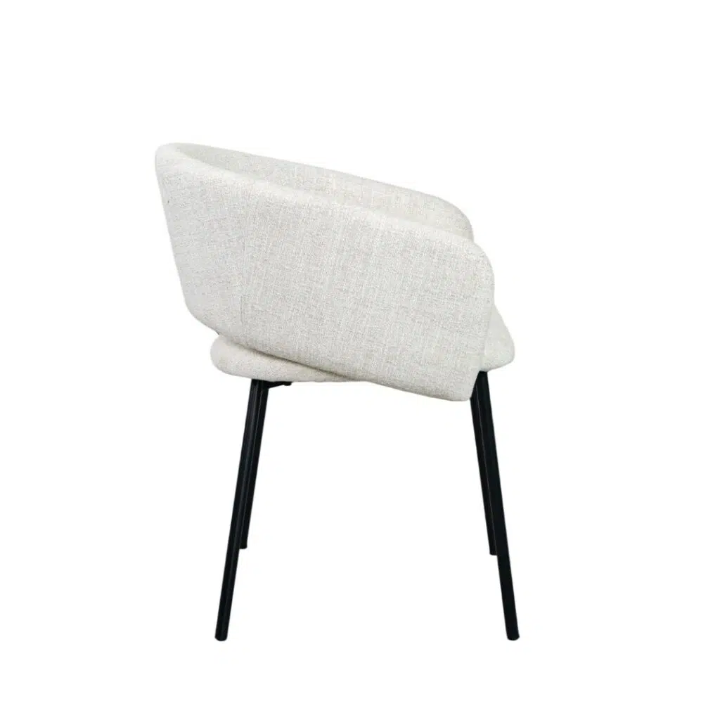 Sora Dining Chair Cream Modern