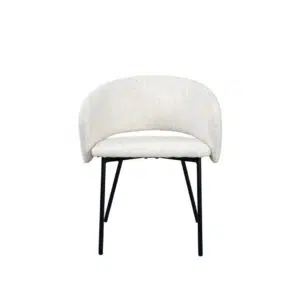 Sora Dining Chair, Modern Cream Elegance, Comfortable Seating
