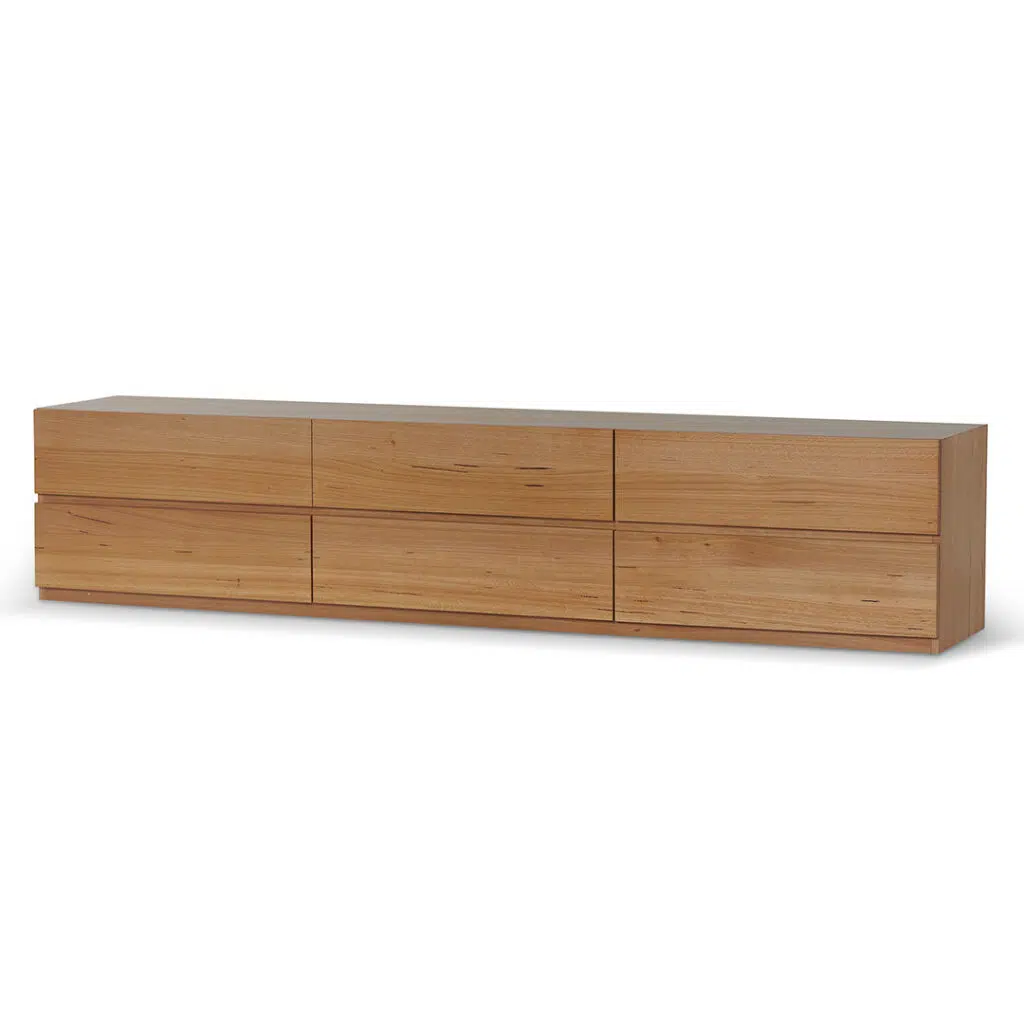 Vista 2.4m TV Unit with Natural Messmate Finish