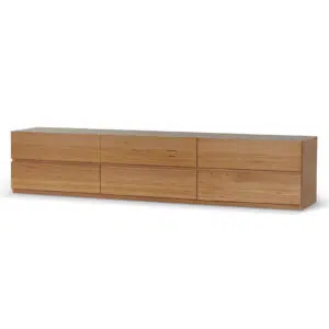 Vista 2.4m TV Unit with Natural Messmate Finish