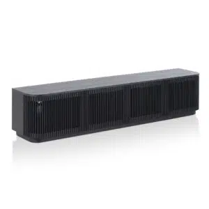 Summit 2m TV Unit, Full Black, Stylish Ash Veneer, Modern Living Room Furniture