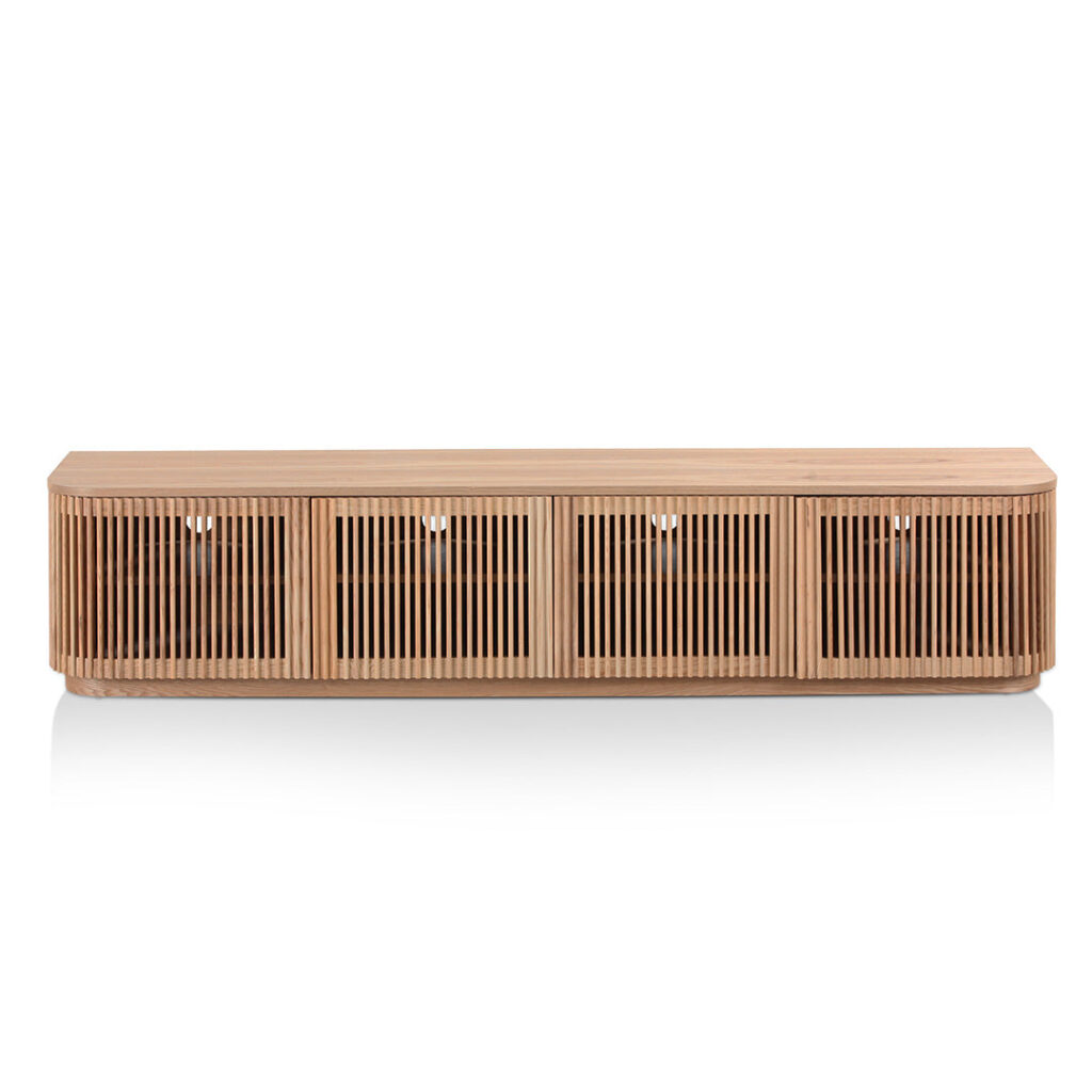 Nova 2m TV Unit Natural Wood Minimalist Design
