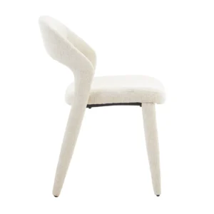 Beige Dining Chairs Set of 2 Elegant Comfortable Durable