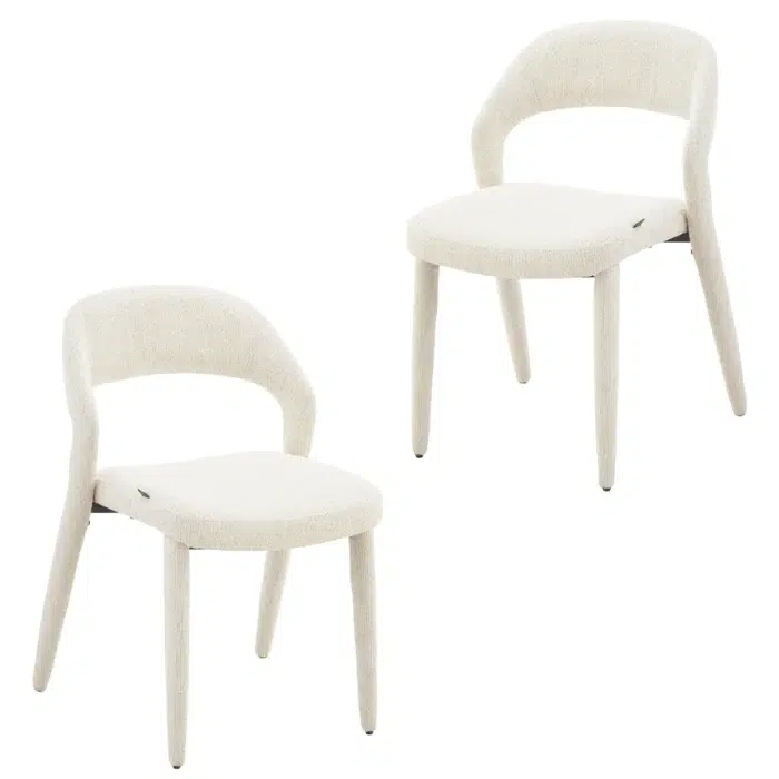 Tessa Dining Chairs – Beige (Set of 2)