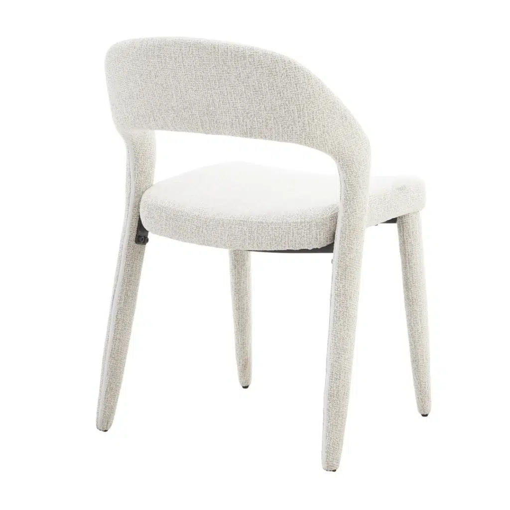 Elegant Stone Dining Chairs, Set of 2, Modern Design