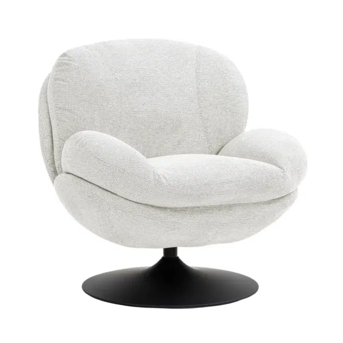 Wendell Swivel Accent Chair – Beige