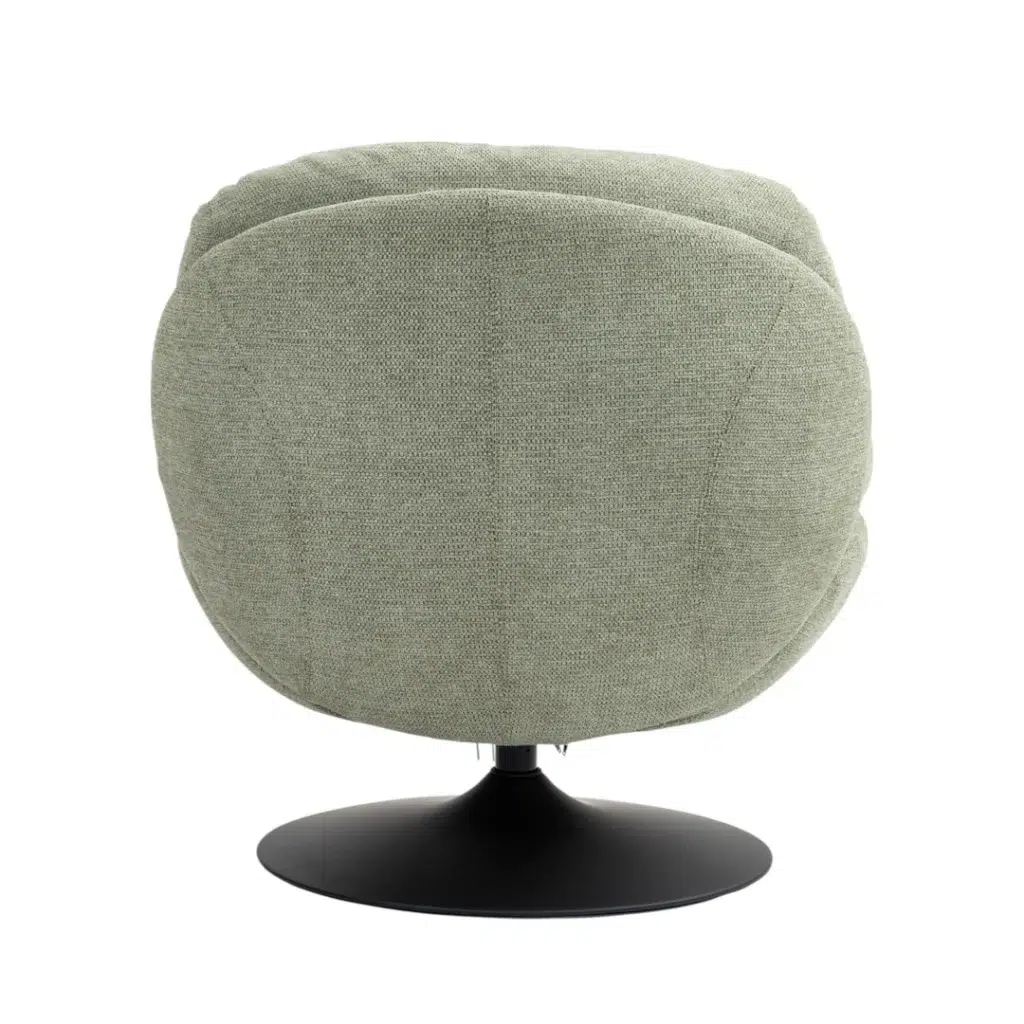Moss Swivel Chair, Luxurious Comfort, Durable Steel Base