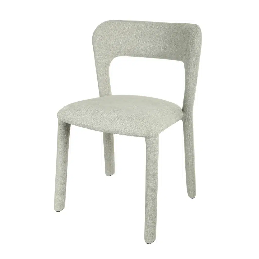 Grey Dining Chairs Set of 2 Modern Sleek Design Ergonomic Comfort Durable Steel Frame