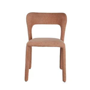 Pink Wendi Dining Chairs, Set of 2, Comfortable Stackable Steel Frame