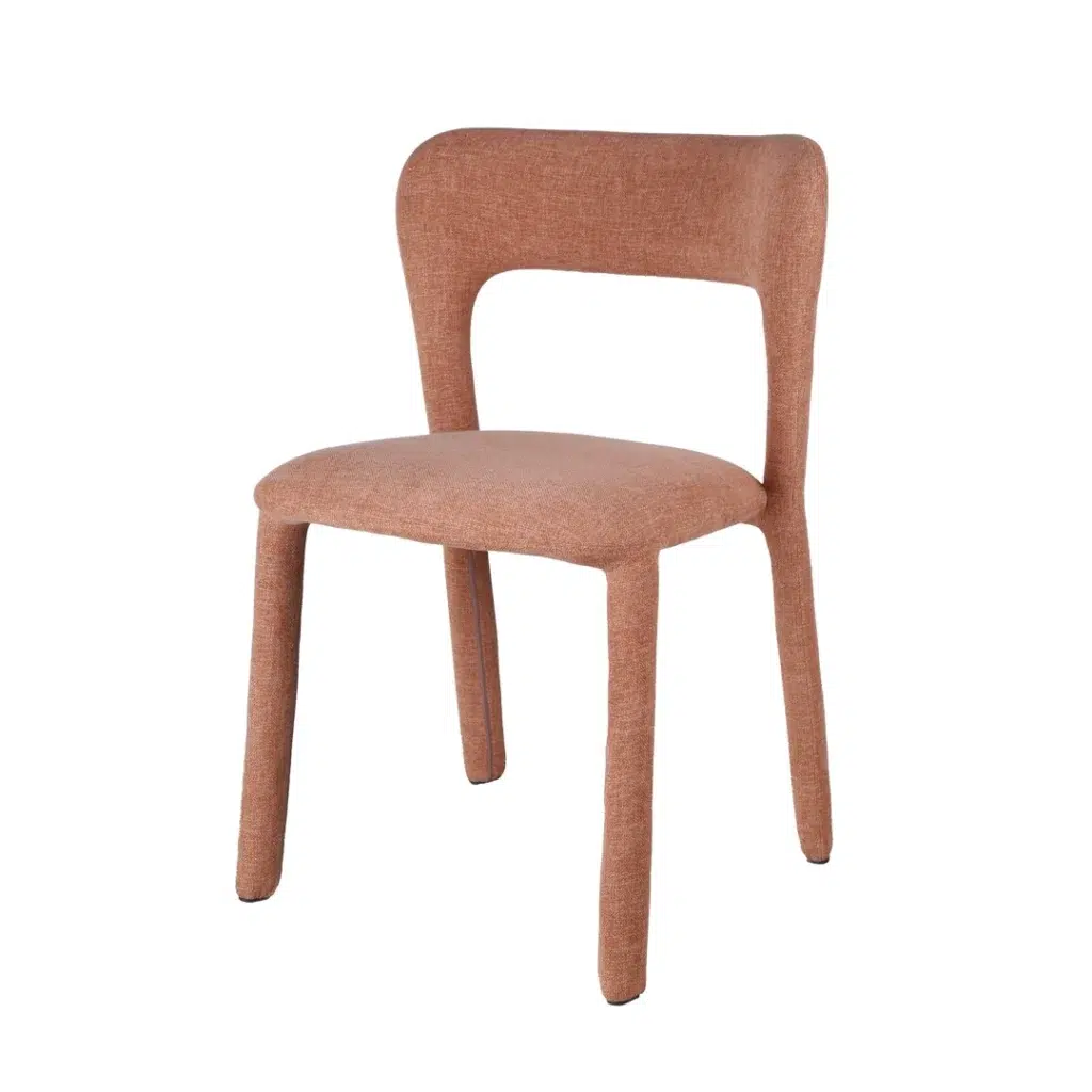 Pink Wendi Dining Chairs, Set of 2, Stackable, Comfortable, Durable