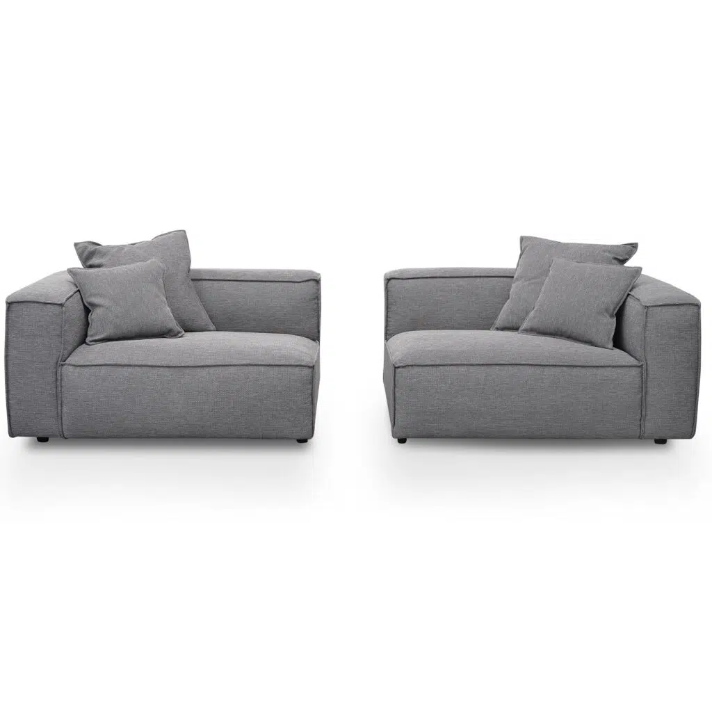 Leif Graphite Grey 4 Seater Sofa, Modern Urban Design, Spacious and Versatile