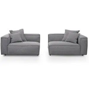 Leif Graphite Grey 4 Seater Sofa, Modern Urban Design, Spacious and Versatile