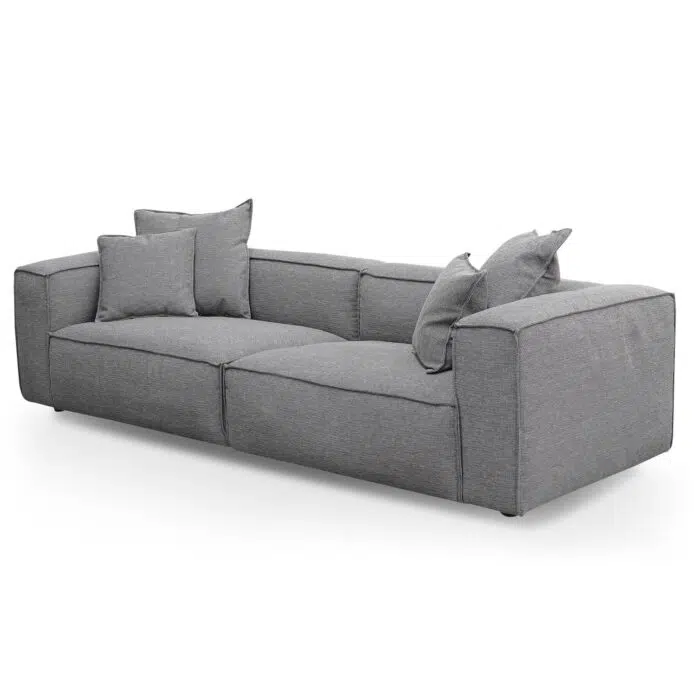 Leif 4 Seater Sofa _ Graphite Grey