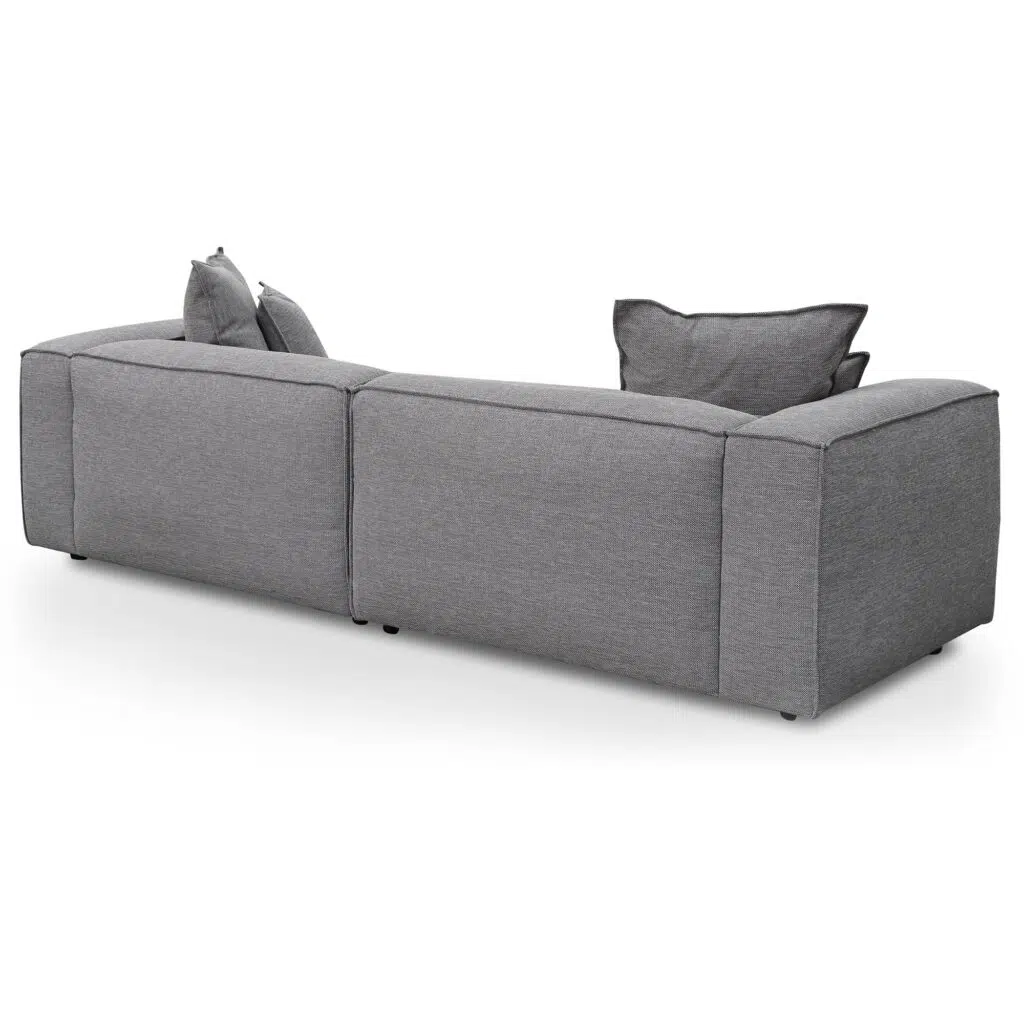 Leif 4 Seater Sofa Graphite Grey Modern Urban Design