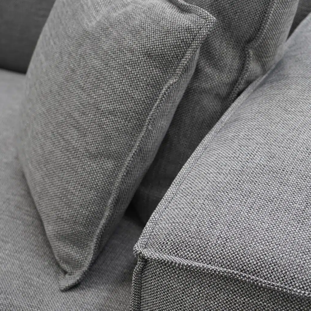 Leif Graphite Grey 4 Seater Sofa Modern Urban Design