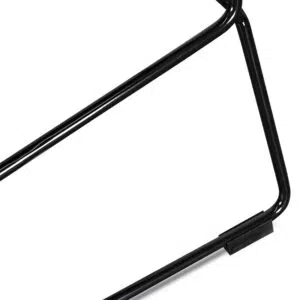 Savannah 65cm Bar Stool in Black, Modern Minimalist Design, Durable Steel Frame, Easy Assembly