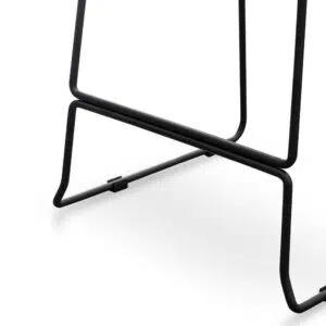 Suki Bar Stool, Natural Timber & Black, Minimalist Design