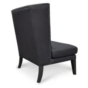 Nova Lounge Chair in Black, sleek design, comfortable seating, modern living room furniture