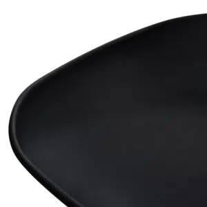 Nova 65cm Bar Stool Black Modern Kitchen Seating