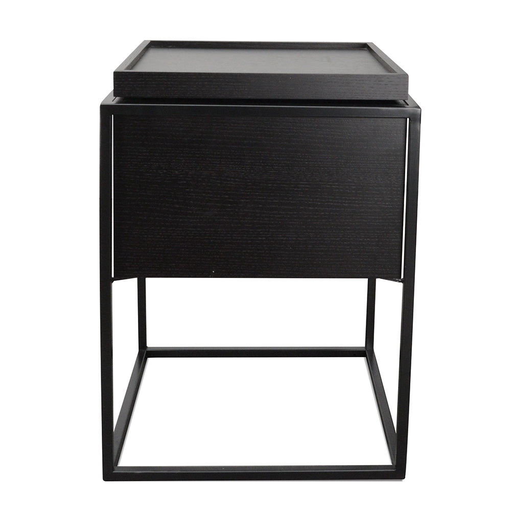 Atlas Side Table Black Modern Urban Design