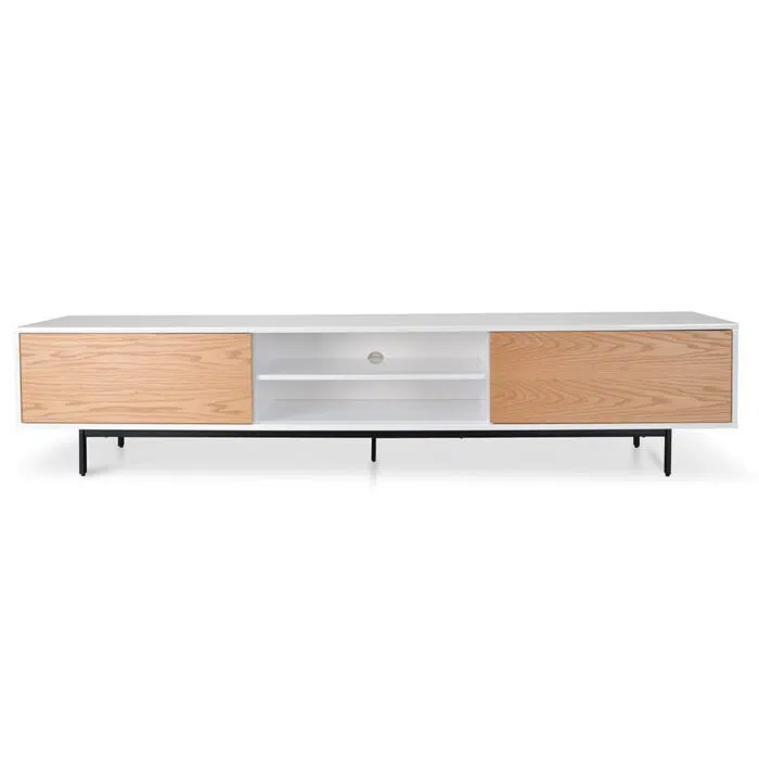 Luna 2.3m TV Entertainment Unit – Lowline – Natural