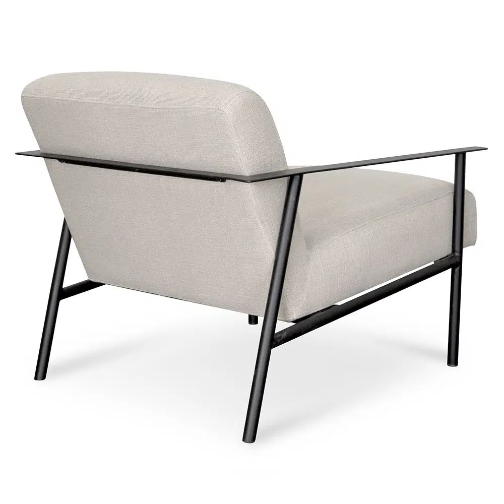 Eclipse Lounge Chair Beige Modern Comfortable Seating