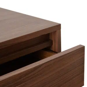 Leif Walnut Retro Bedside Table