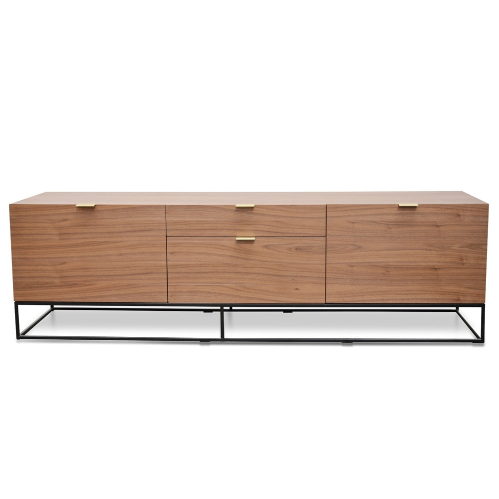 Walnut 180cm TV Unit with Sleek Design
