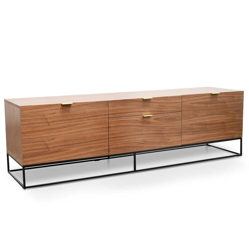 Walnut 180cm TV Unit with Sleek Design