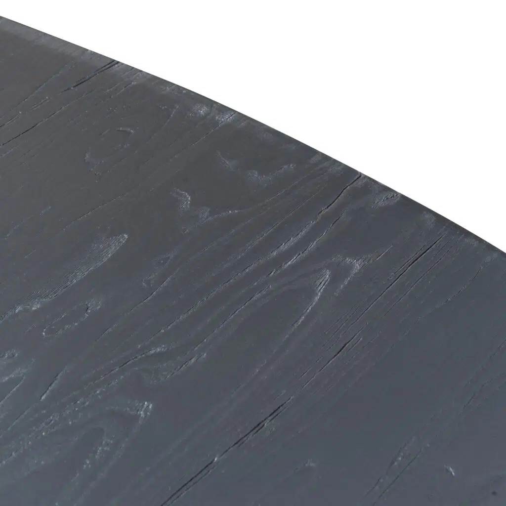 Mira Black Dining Table 2.2m Elm Veneer Modern Design