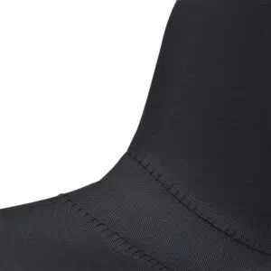 black fabric bar stool set modern design