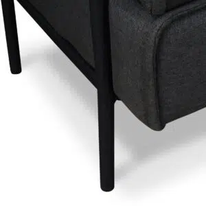 Eli Lounge Chair Dark Grey Modern Minimalist Seating