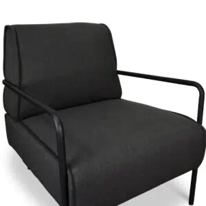 Eli Lounge Chair Dark Grey Modern Minimalist Seating