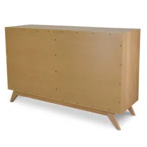 Atlas 6-drawer chest, natural oak, Scandinavian design, spacious storage