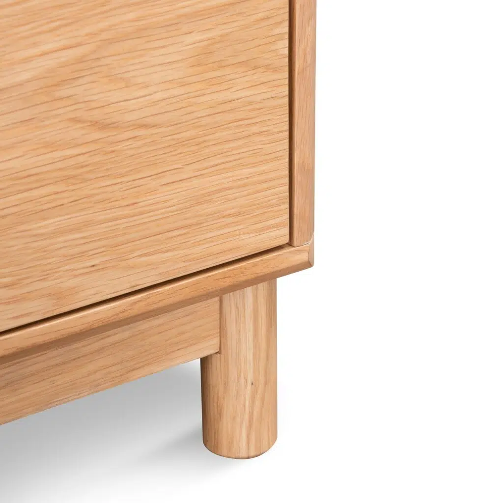 Natural Oak Haven Bedside Table with Drawers