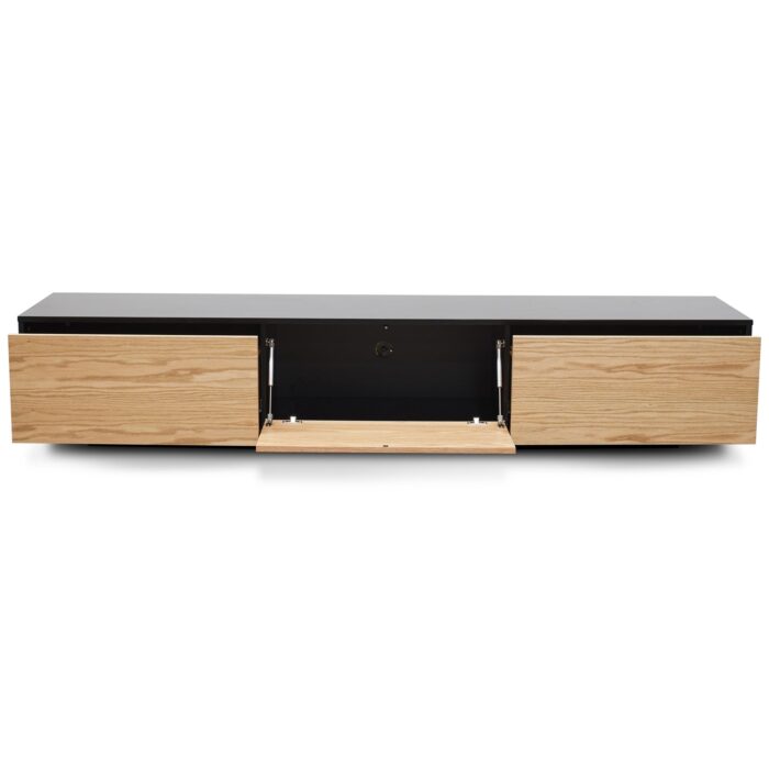 Kaia TV Unit Black Natural 2_3m Modern Design