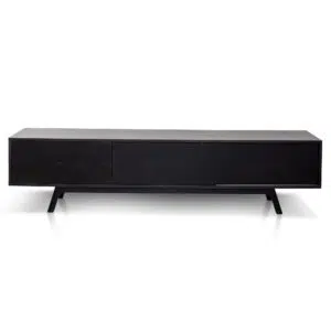 Eclipse 2.1m TV Unit Full Black Design Storage