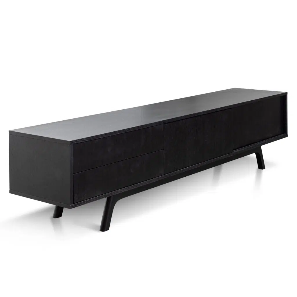 Eclipse 2.1m TV Unit Full Black Modern Design