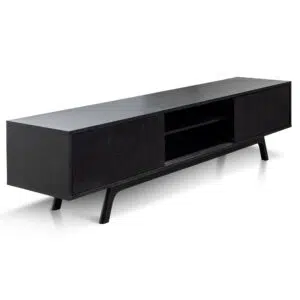 Eclipse 2.1m TV Unit Full Black Modern Design