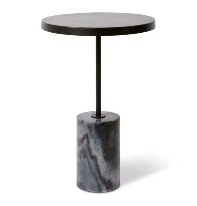 Elegance Marble Side Table – 40 x 40 x 56cm